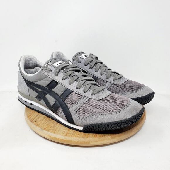 Onitsuka Tiger Shoes Womens 9 Ultimate 81 Grey Black Retro Sneaker - Picture 8 of 16